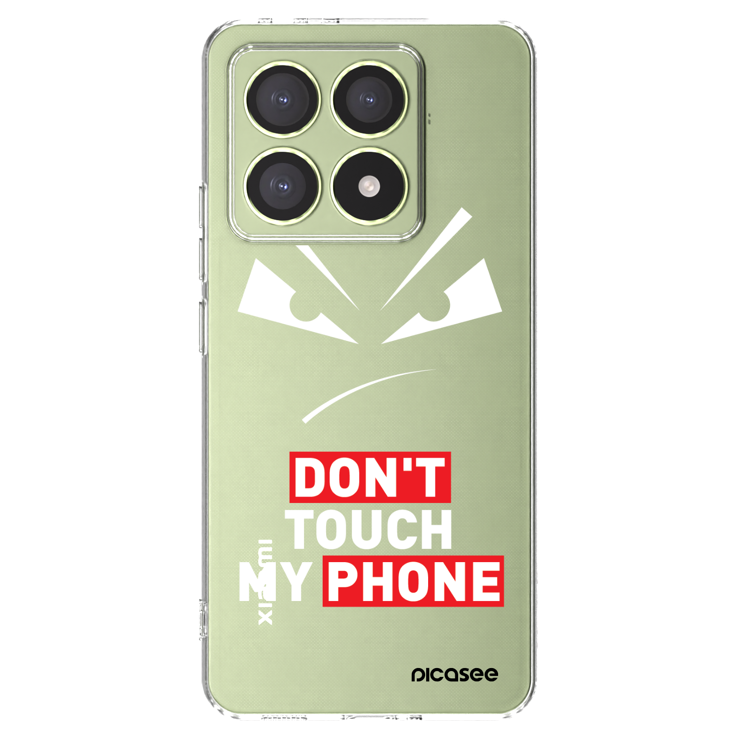 Picasee silikonski prozorni ovitek za Xiaomi 14T - Evil Eye - Transparent