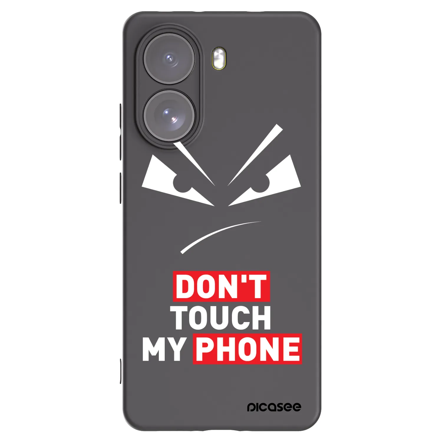Picasee silikonski črni ovitek za Xiaomi Poco X7 - Evil Eye - Transparent