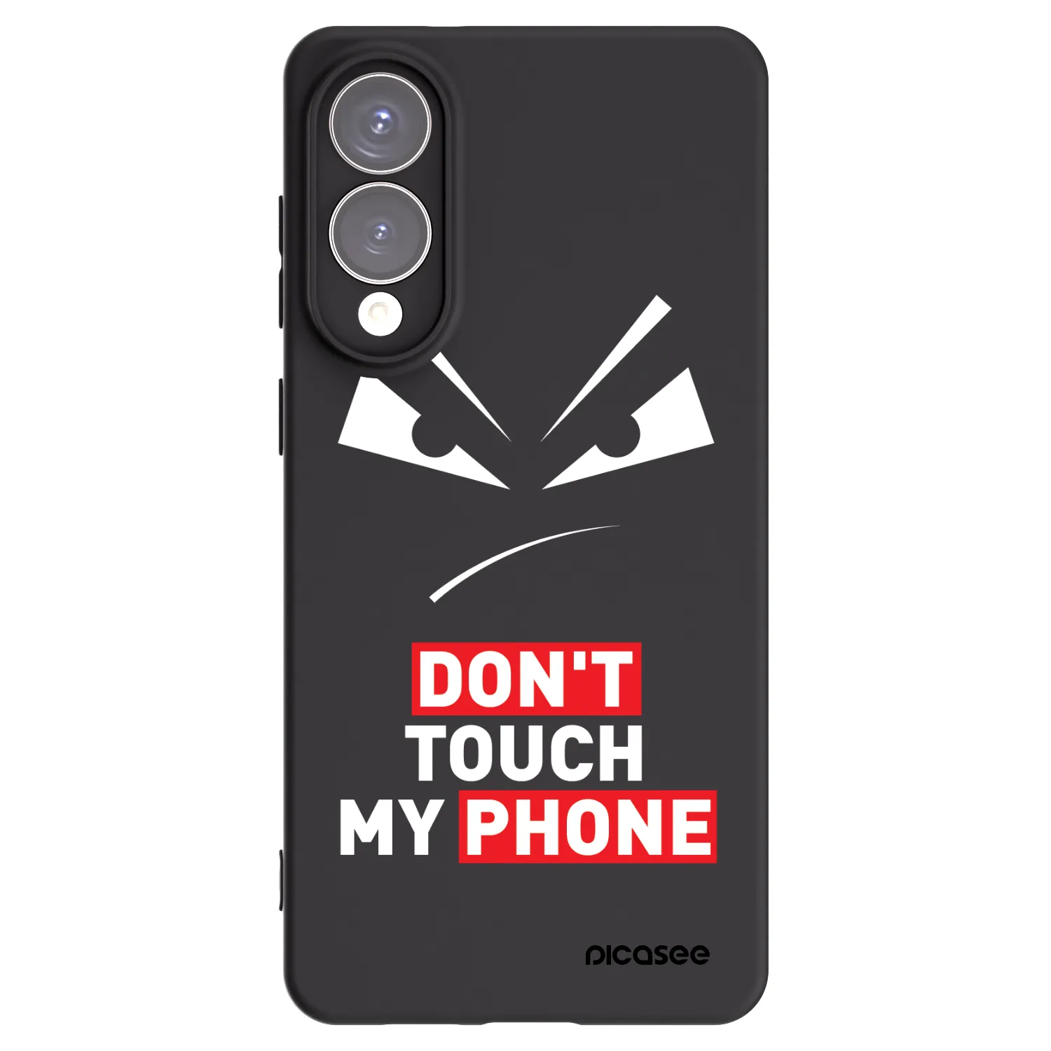 Picasee silikonski črni ovitek za Samsung Galaxy S25 Edge 5G - Evil Eye - Transparent