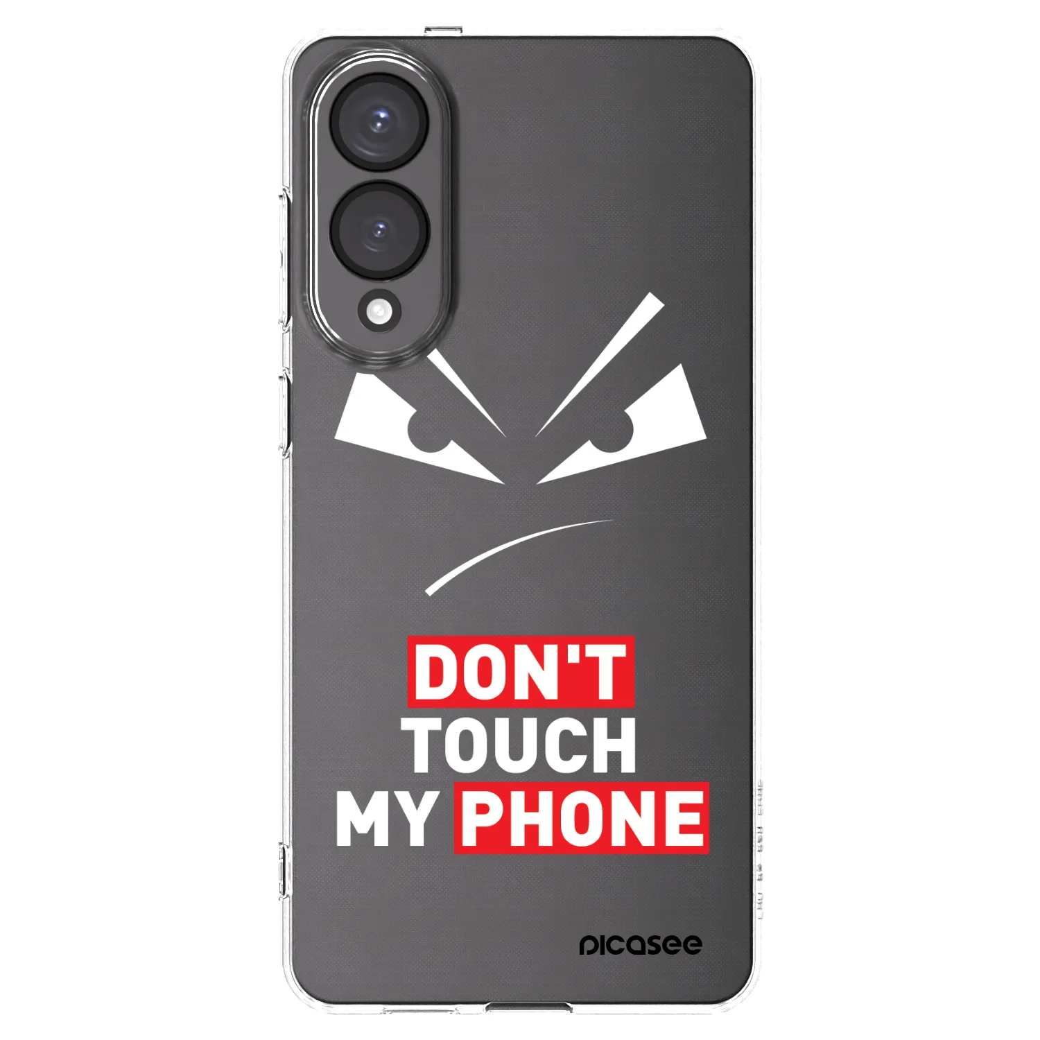 Picasee silikonski prozorni ovitek za Samsung Galaxy S25 Edge 5G - Evil Eye - Transparent