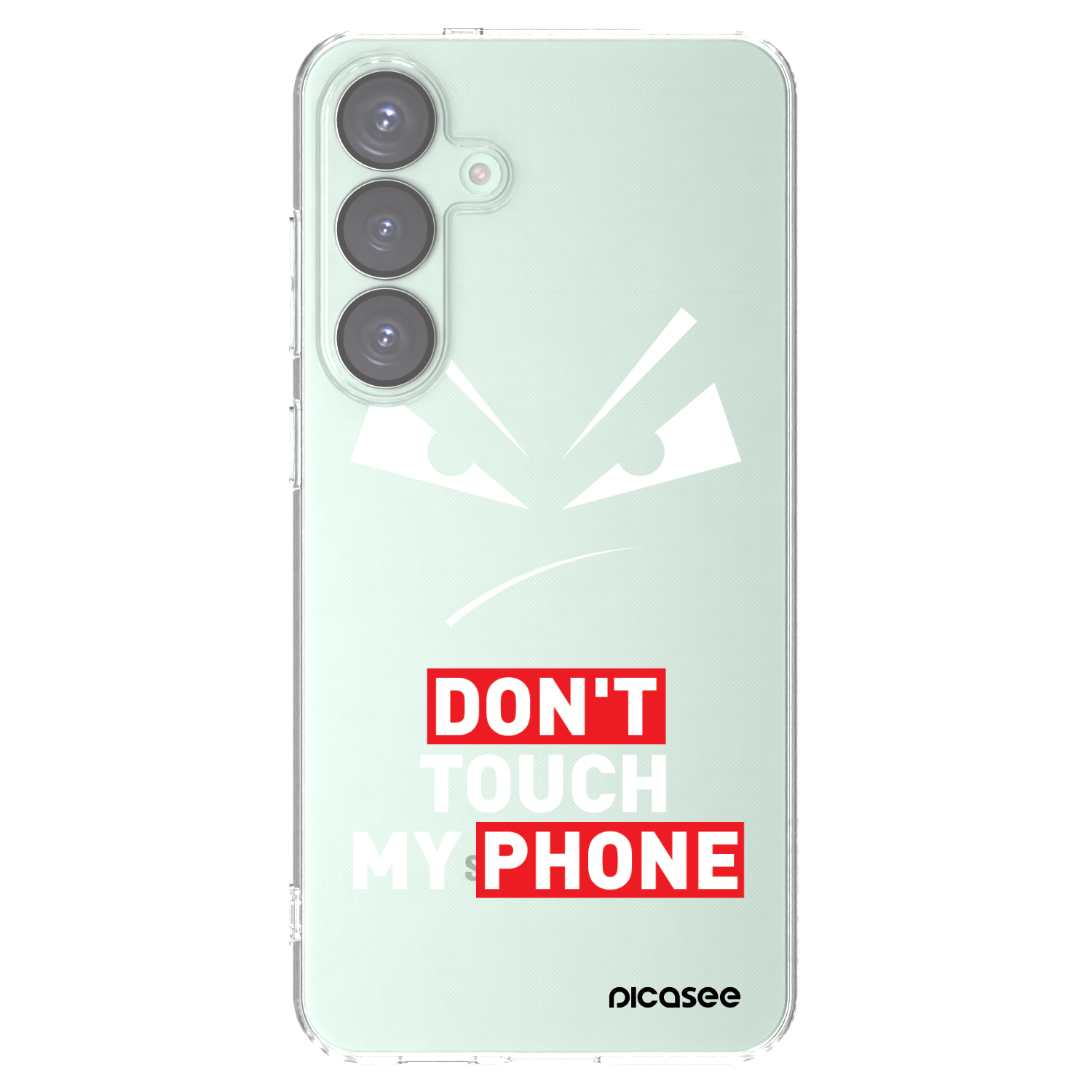 Picasee silikonski prozorni ovitek za Samsung Galaxy S25+ 5G - Evil Eye - Transparent