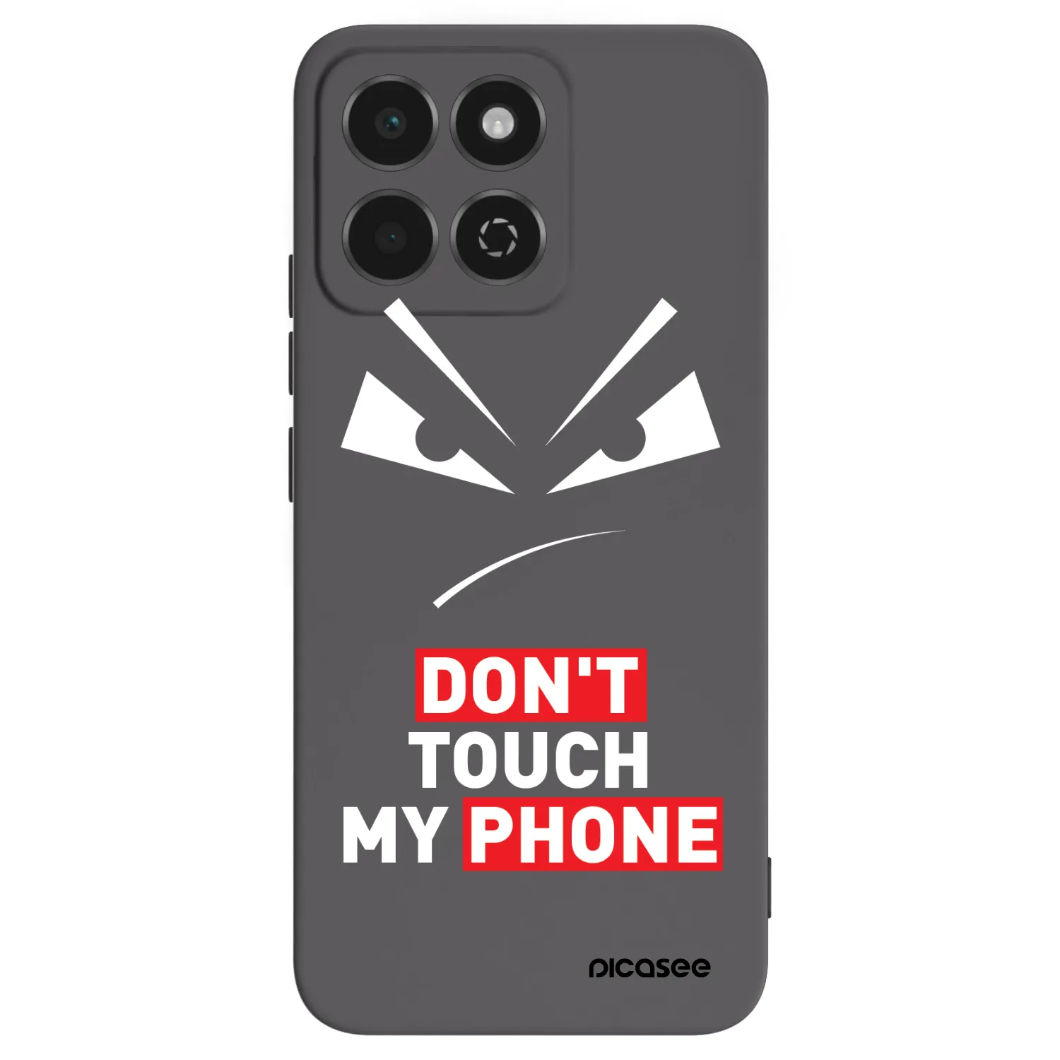 Picasee silikonski črni ovitek za Honor 200 Smart 5G - Evil Eye - Transparent