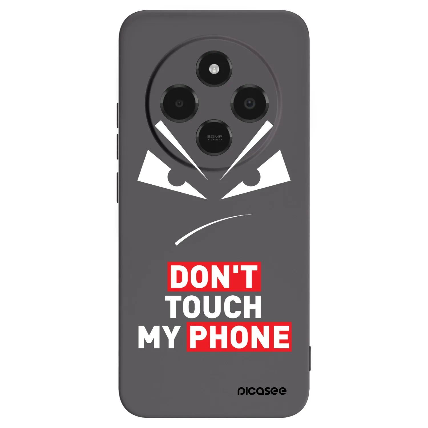 Picasee silikonski črni ovitek za Xiaomi Poco C75 - Evil Eye - Transparent