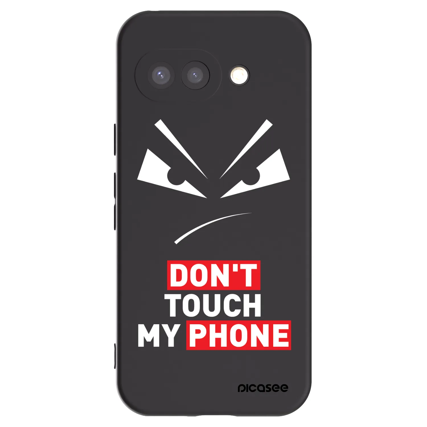 Picasee silikonski črni ovitek za Google Pixel 9a - Evil Eye - Transparent