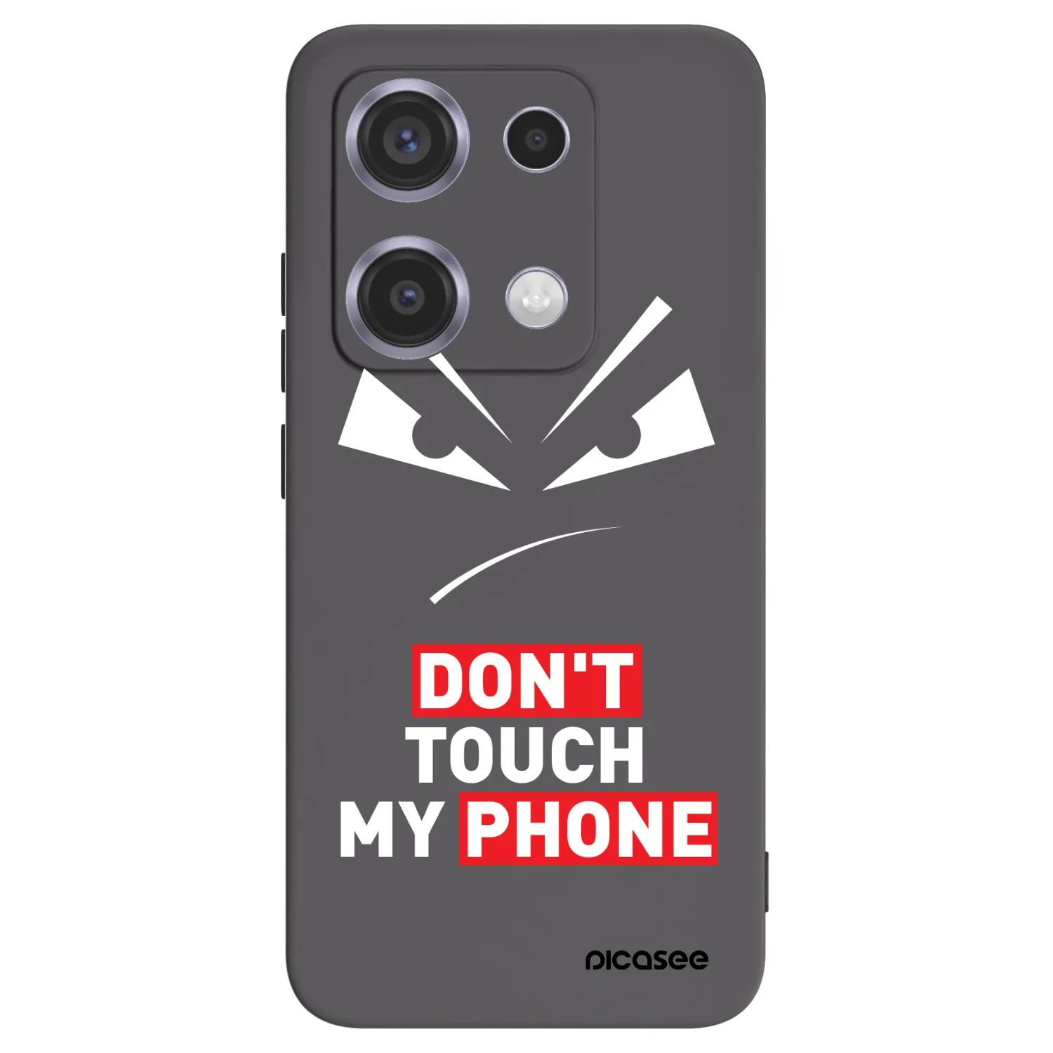 Picasee silikonski črni ovitek za Xiaomi Redmi Note 14S - Evil Eye - Transparent