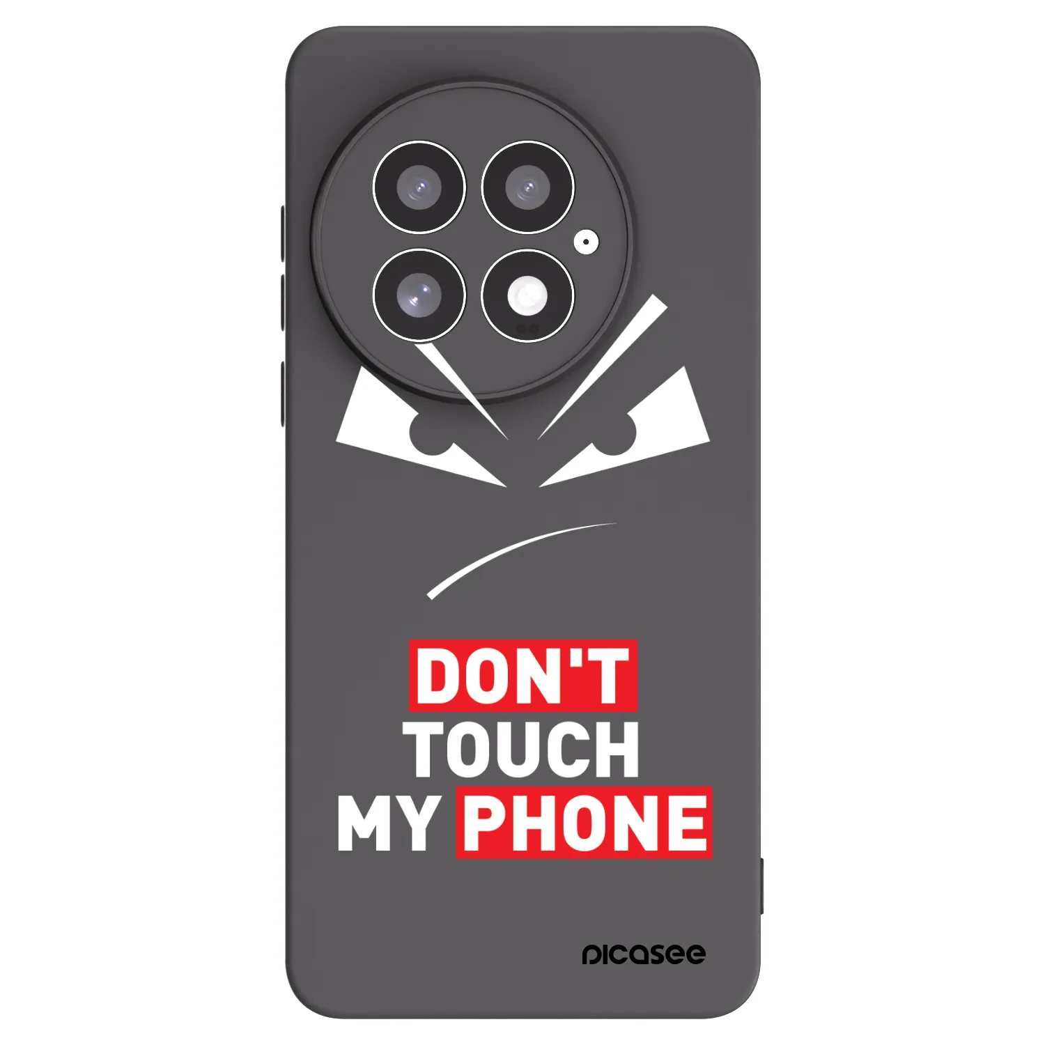 Picasee silikonski črni ovitek za OnePlus 13 5G - Evil Eye - Transparent