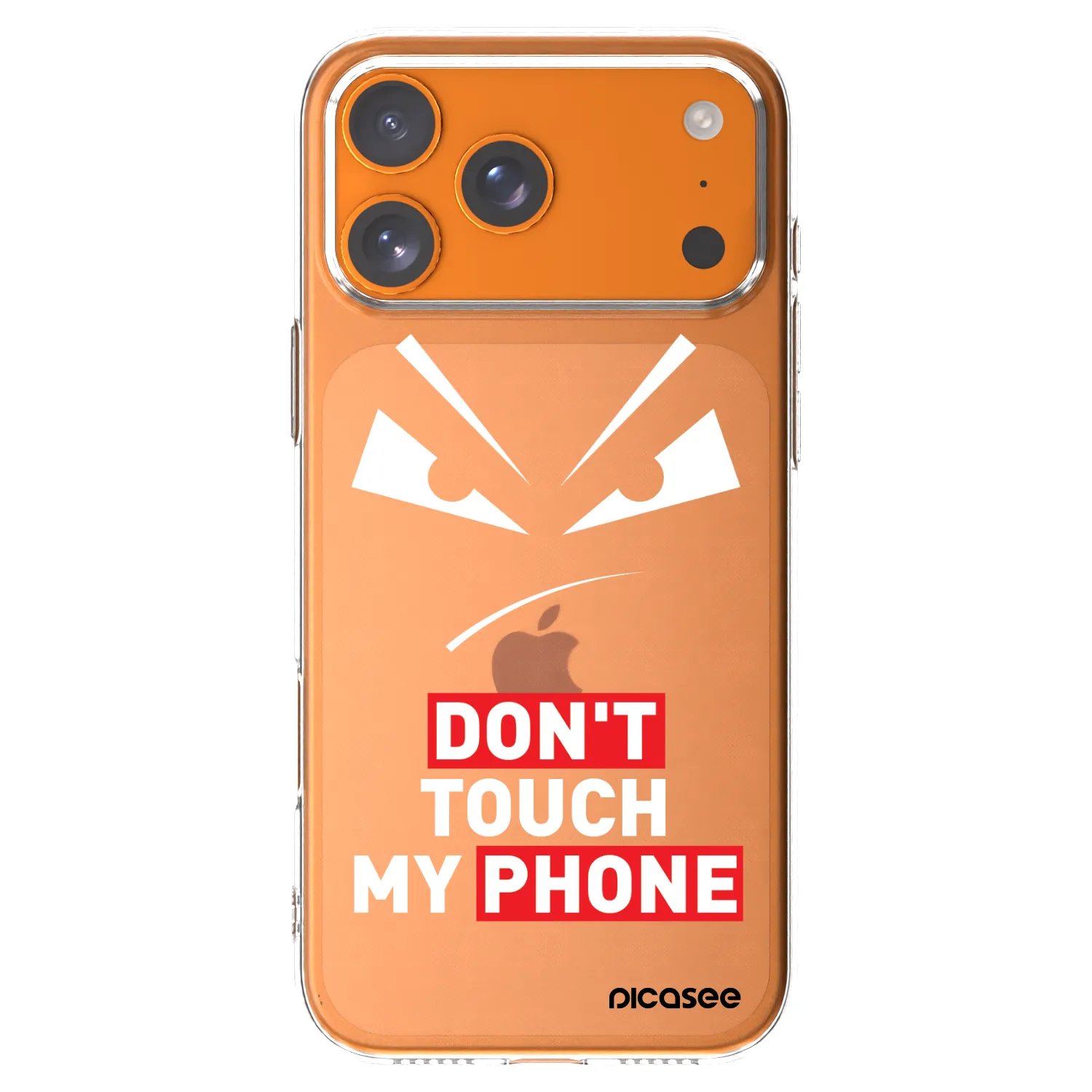 Picasee silikonski prozorni ovitek za Apple iPhone 17 Pro Max - Evil Eye - Transparent