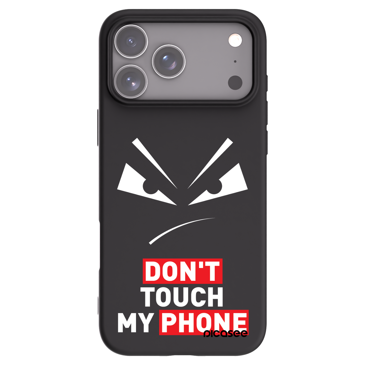 Picasee silikonski črni ovitek za Apple iPhone 17 Pro Max - Evil Eye - Transparent