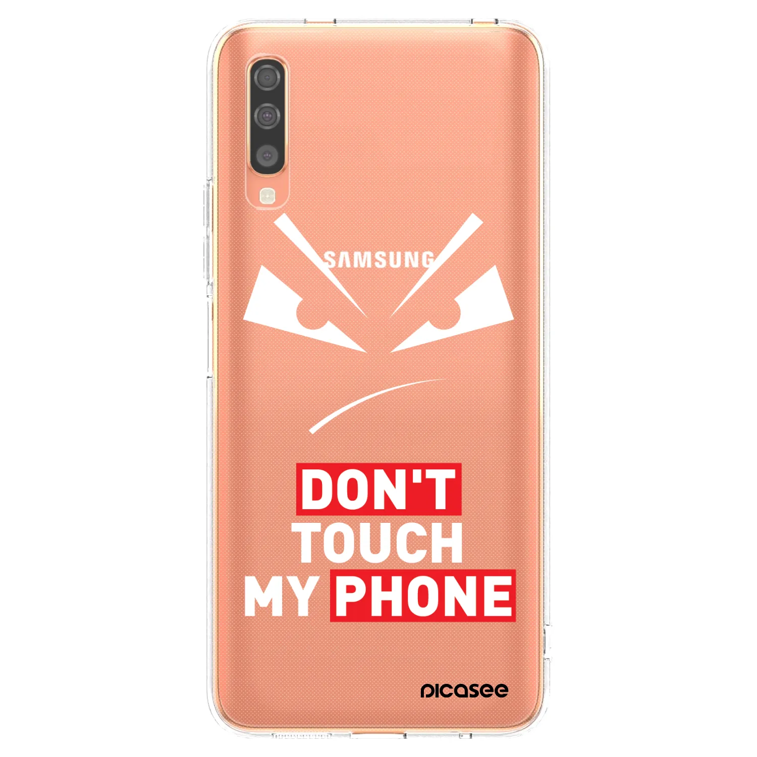 Picasee silikonski prozorni ovitek za Samsung Galaxy A70 A705F - Evil Eye - Transparent