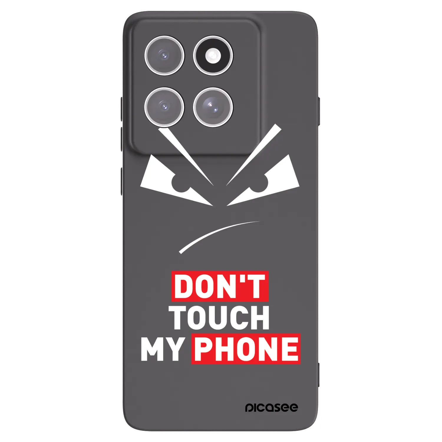 Picasee silikonski črni ovitek za Motorola Edge 60 Pro - Evil Eye - Transparent