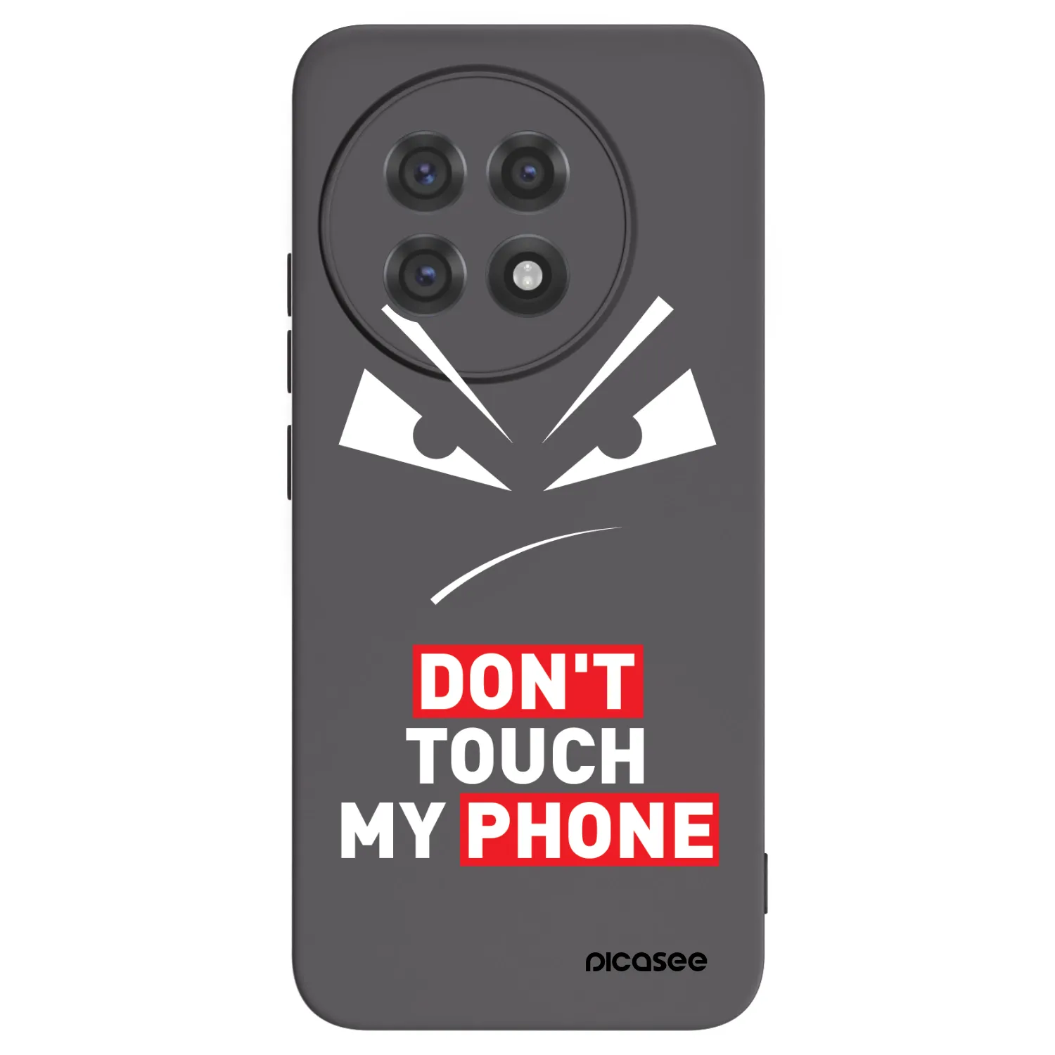 Picasee silikonski črni ovitek za OnePlus 13R 5G - Evil Eye - Transparent