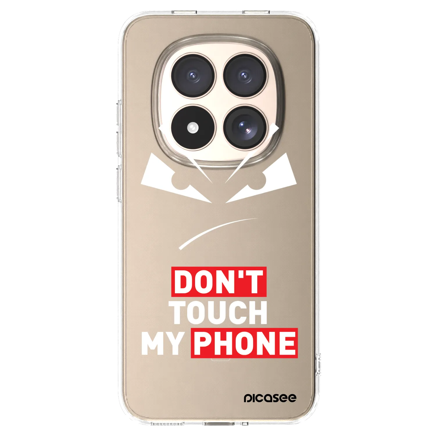 Picasee silikonski prozorni ovitek za Xiaomi Redmi Note 15 Pro 4G - Evil Eye - Transparent