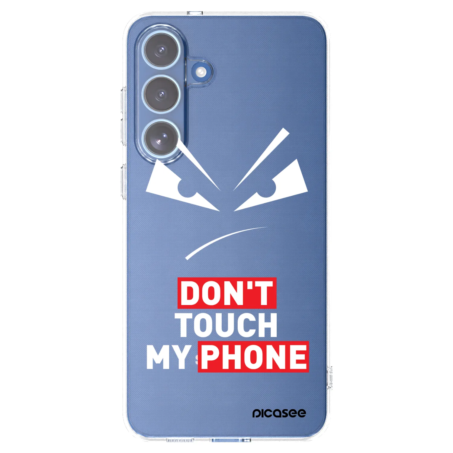 Picasee silikonski prozorni ovitek za Samsung Galaxy S25 FE 5G - Evil Eye - Transparent