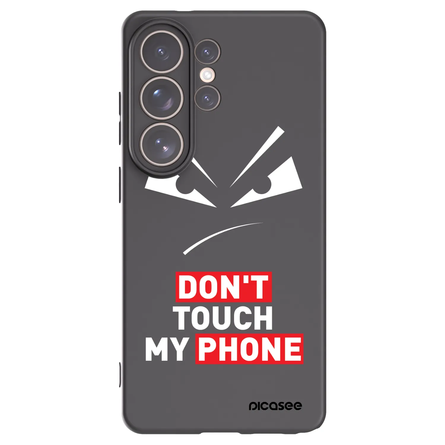 Picasee silikonski črni ovitek za Samsung Galaxy S26 Ultra - Evil Eye - Transparent