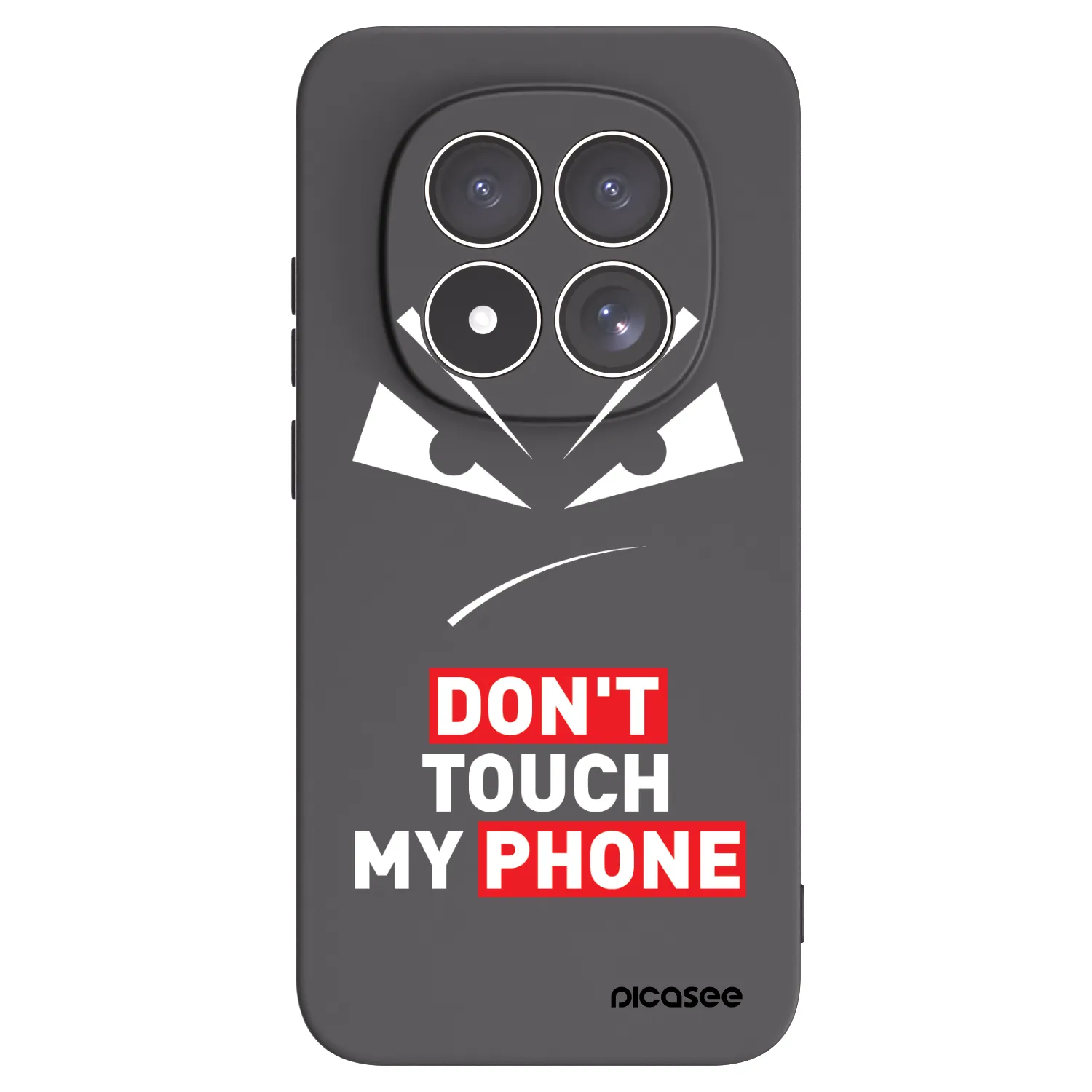 Picasee silikonski črni ovitek za Xiaomi Redmi Note 15 Pro 5G - Evil Eye - Transparent