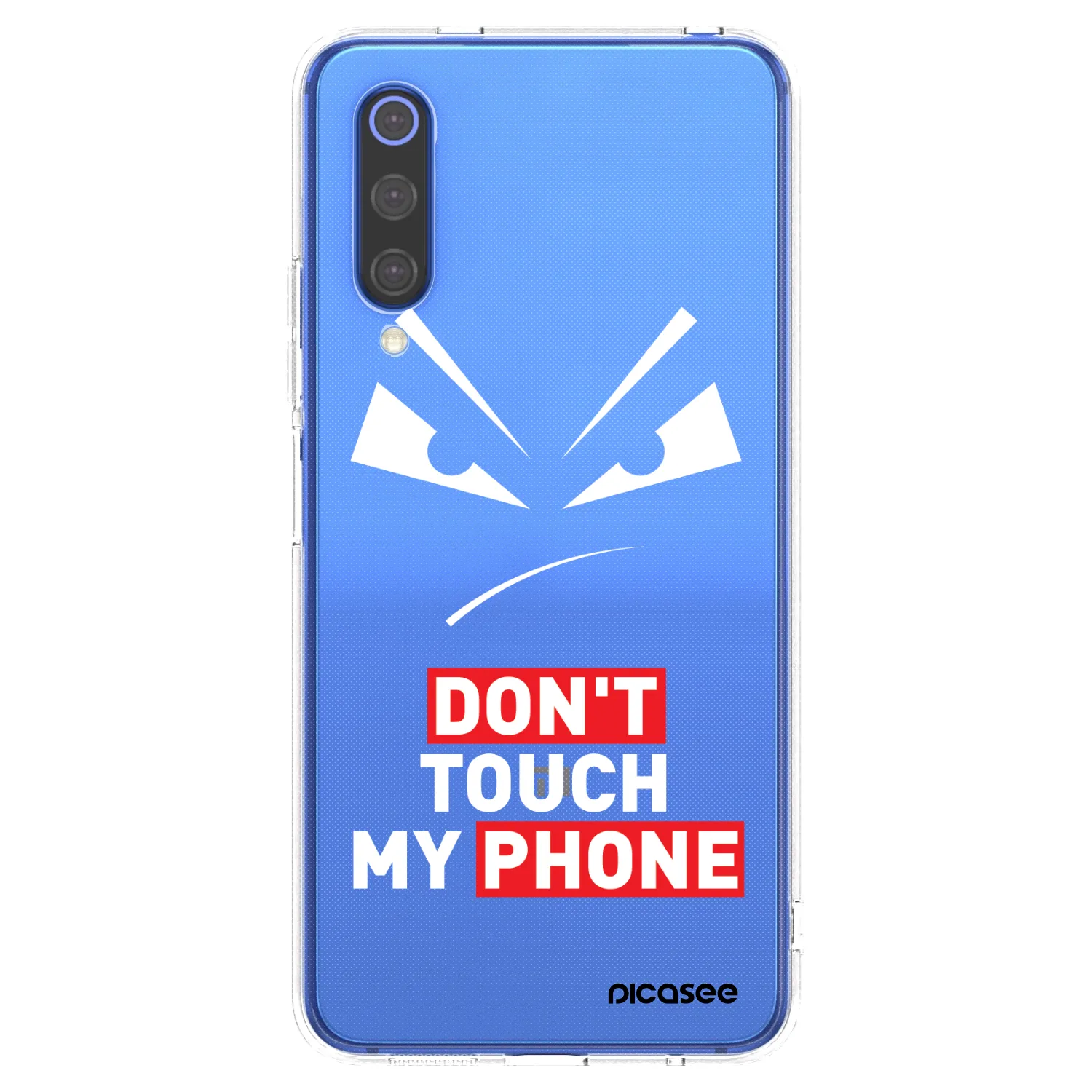 Picasee silikonski prozorni ovitek za Xiaomi Mi 9 SE - Evil Eye - Transparent