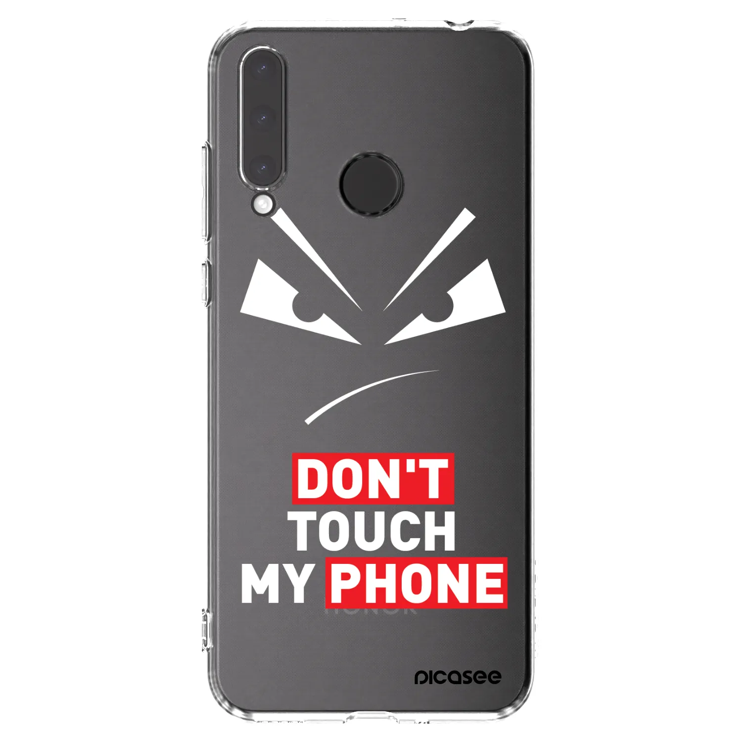 Picasee silikonski prozorni ovitek za Honor 20 Lite - Evil Eye - Transparent