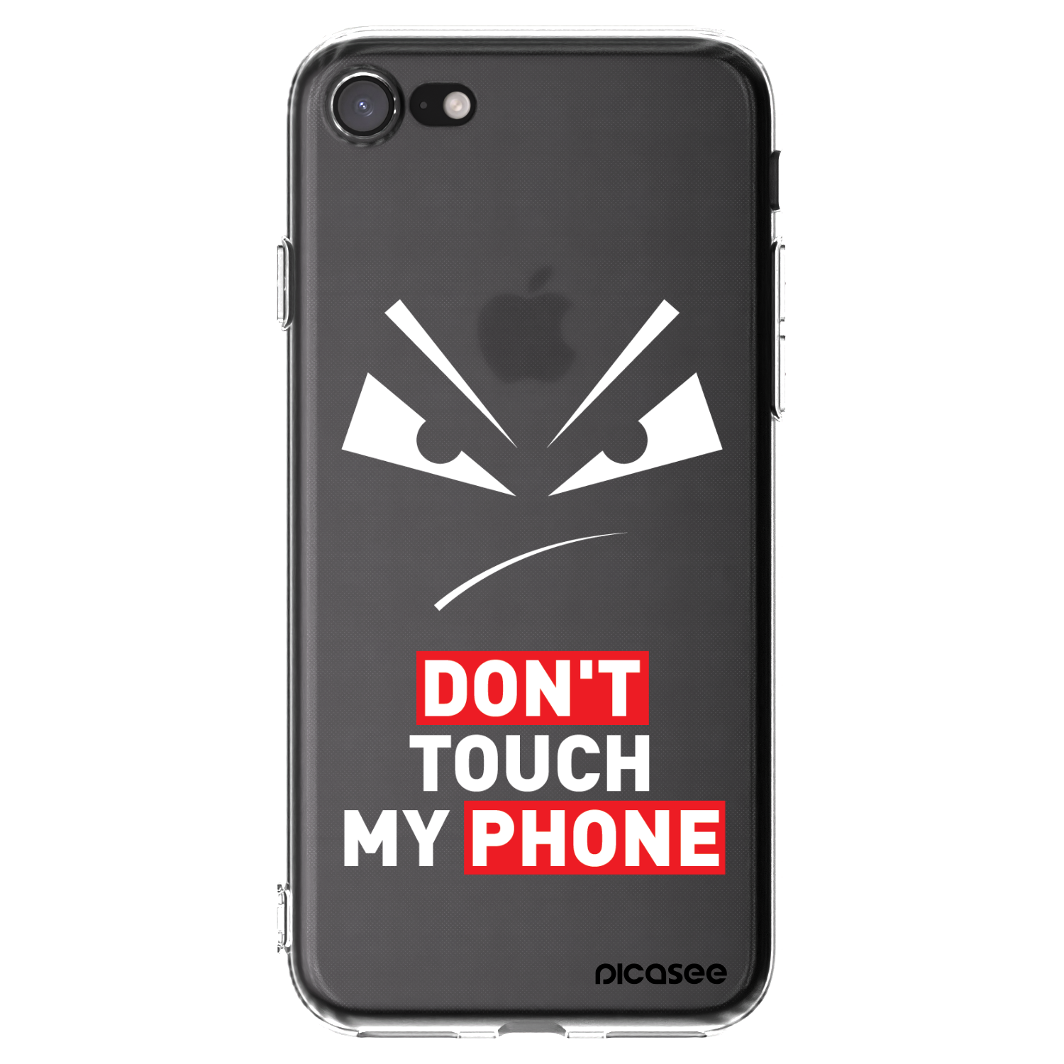 Picasee silikonski prozorni ovitek za Apple iPhone 8 - Evil Eye - Transparent