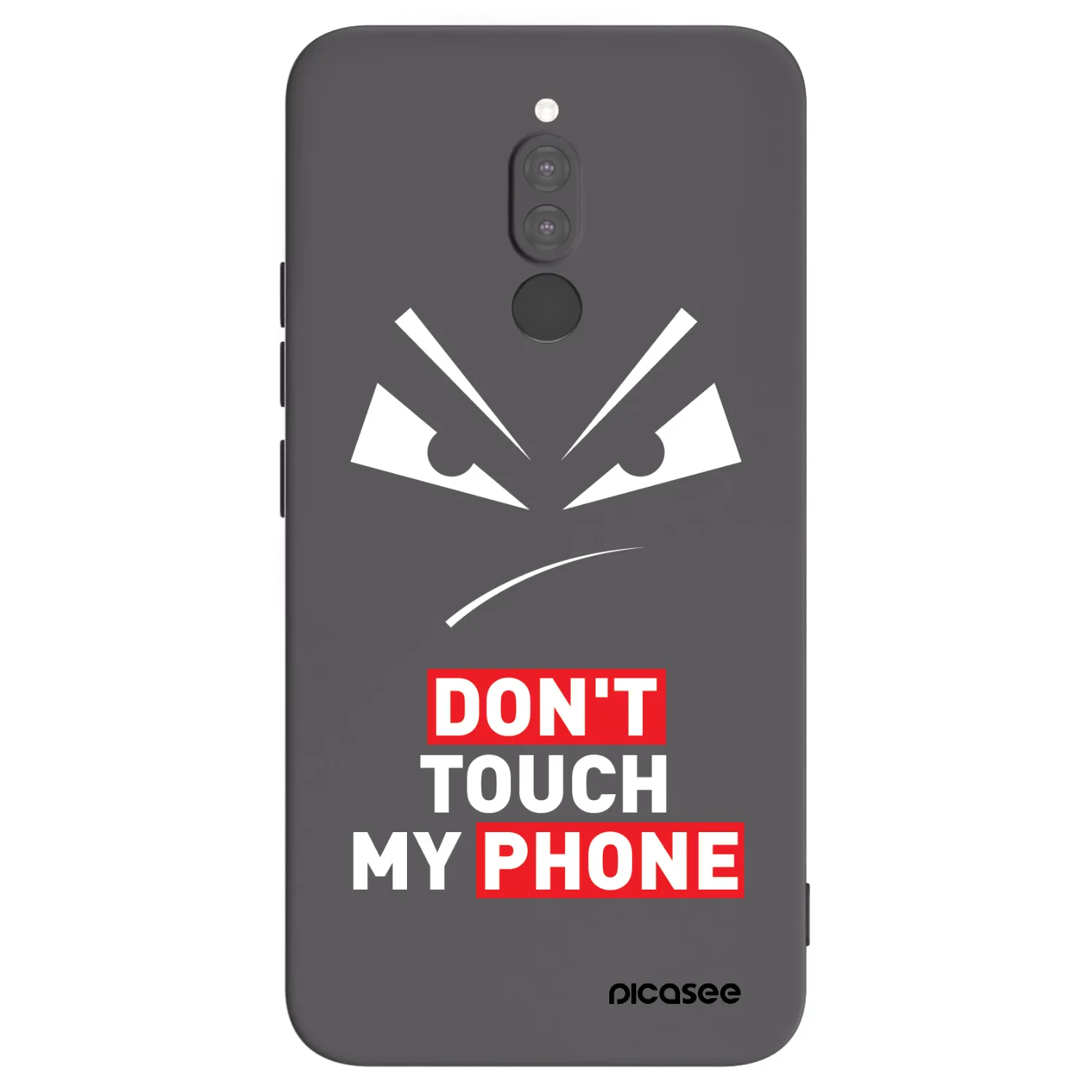 Picasee silikonski črni ovitek za Xiaomi Redmi 8 - Evil Eye - Transparent