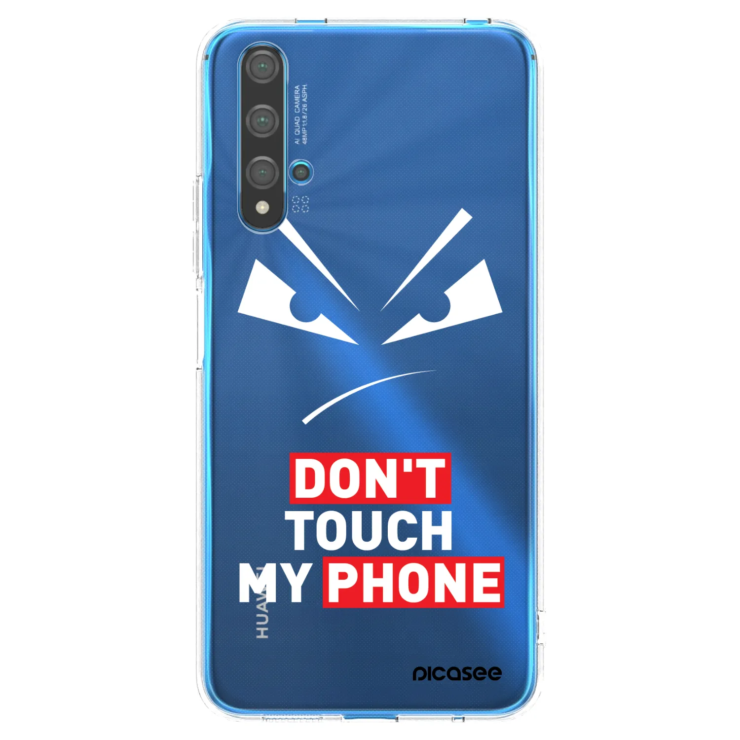Picasee silikonski prozorni ovitek za Huawei Nova 5T - Evil Eye - Transparent