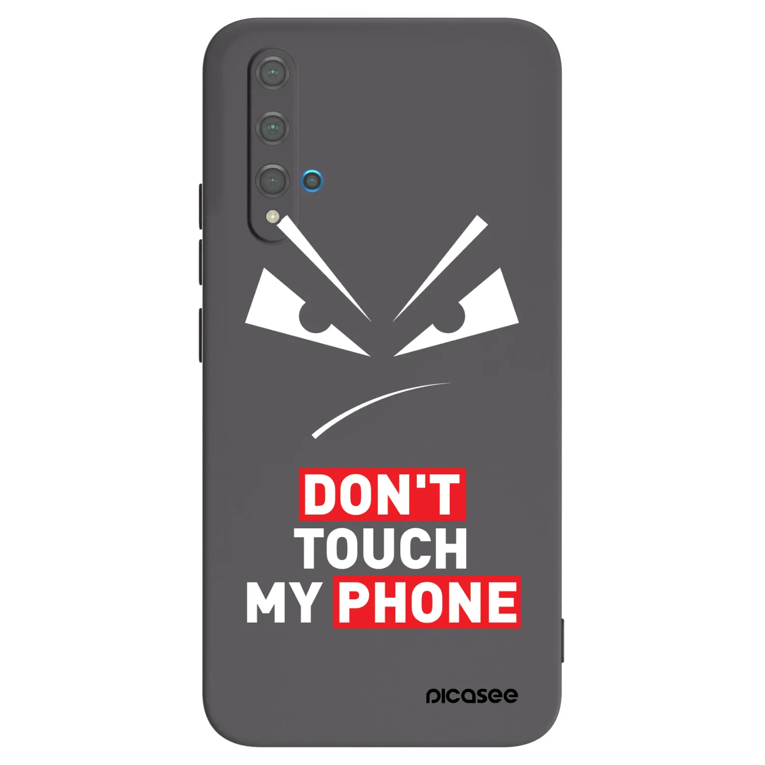 Picasee silikonski črni ovitek za Huawei Nova 5T - Evil Eye - Transparent