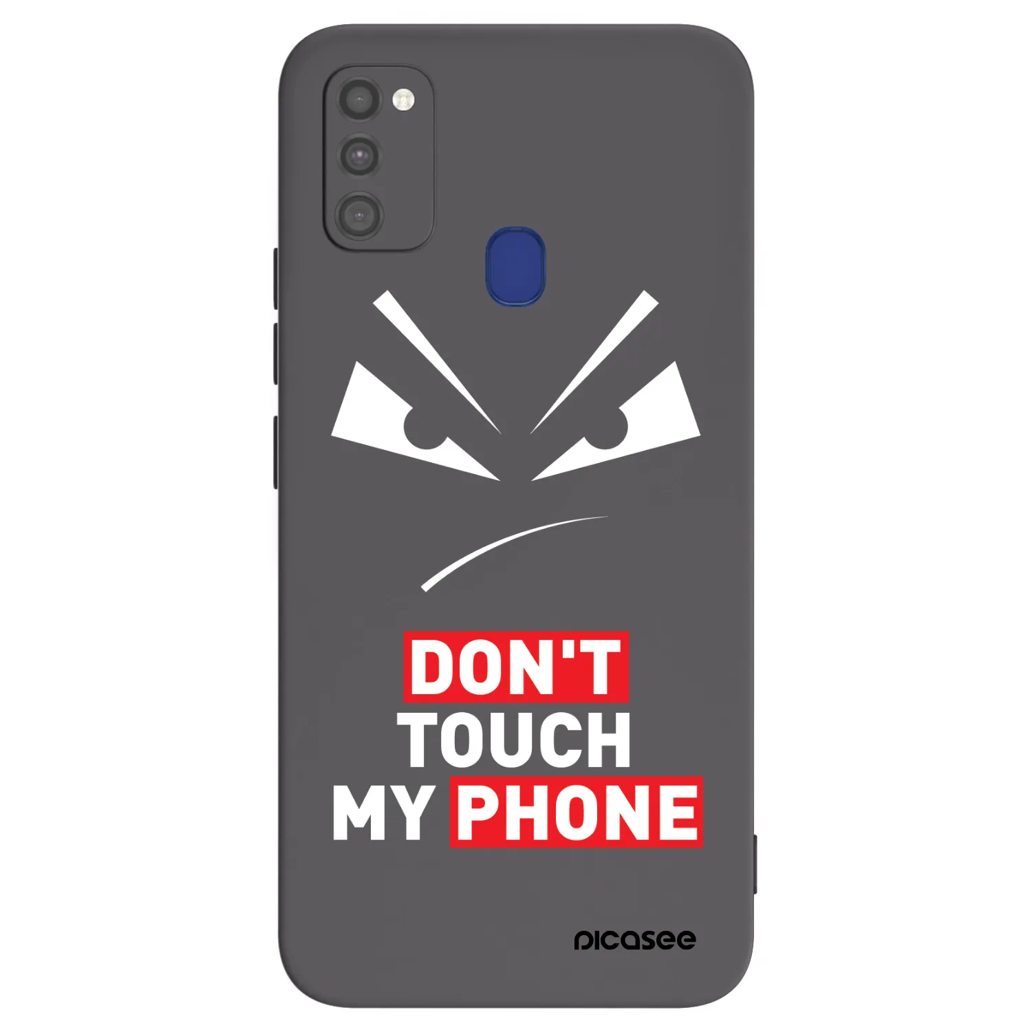 Picasee silikonski črni ovitek za Samsung Galaxy M21 M215F - Evil Eye - Transparent