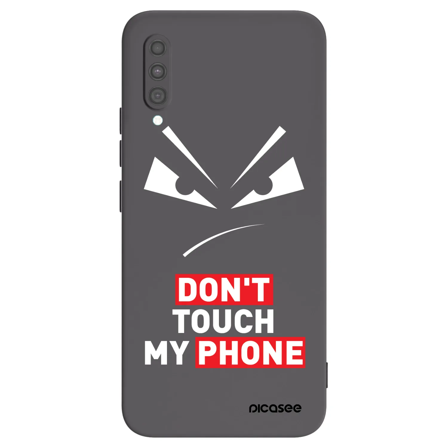 Picasee silikonski črni ovitek za Samsung Galaxy A30s A307F - Evil Eye - Transparent