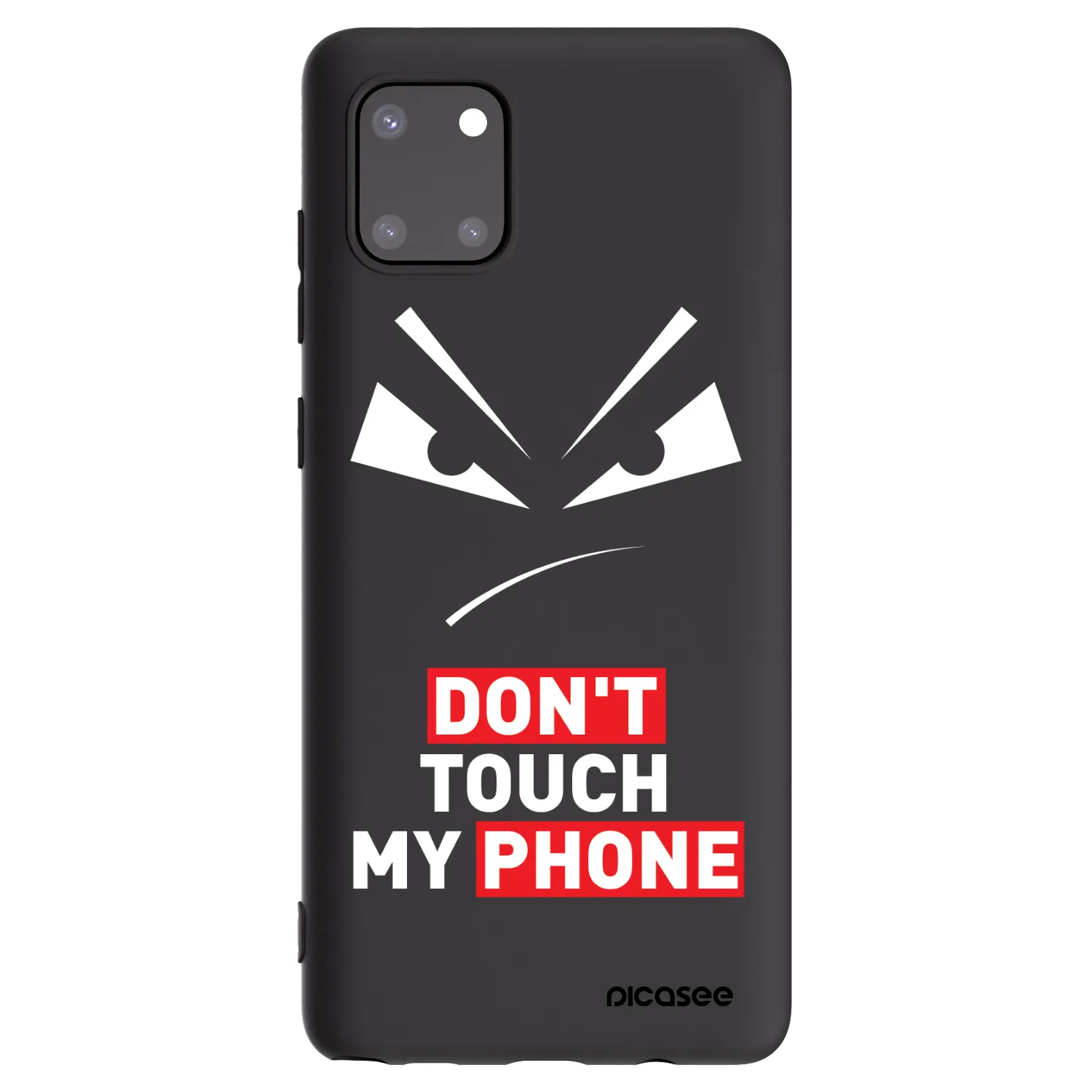 Picasee silikonski črni ovitek za Samsung Galaxy Note 10 Lite N770F - Evil Eye - Transparent