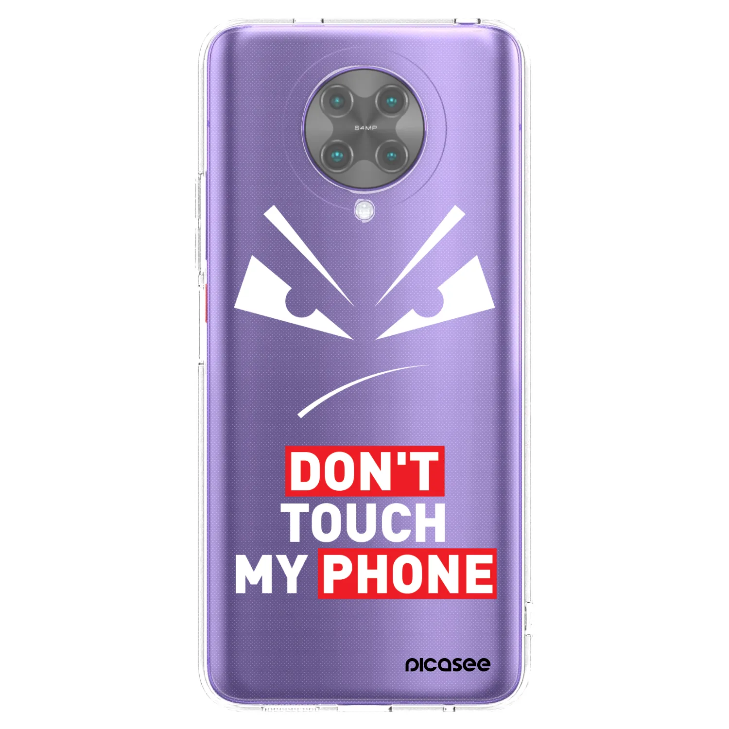 Picasee silikonski prozorni ovitek za Xiaomi Poco F2 Pro - Evil Eye - Transparent