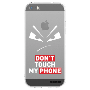 Picasee silikonski prozorni ovitek za Apple iPhone 5/5S/SE - Evil Eye - Transparent