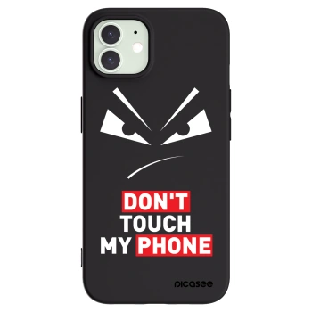 Picasee silikonski črni ovitek za Apple iPhone 12 - Evil Eye - Transparent