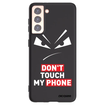 Picasee silikonski črni ovitek za Samsung Galaxy S21 5G G991B - Evil Eye - Transparent