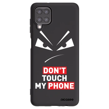 Picasee silikonski črni ovitek za Samsung Galaxy A12 A125F - Evil Eye - Transparent