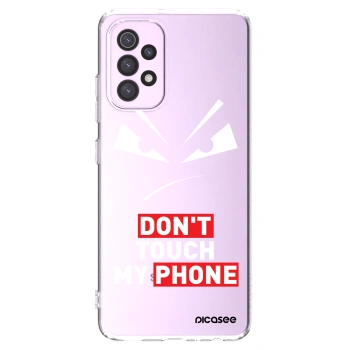 Picasee silikonski prozorni ovitek za Samsung Galaxy A32 5G A326B - Evil Eye - Transparent