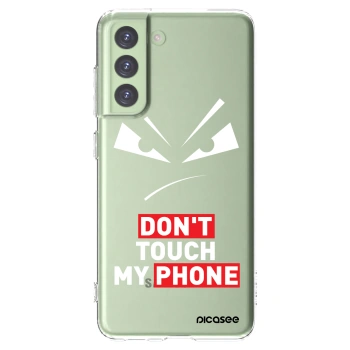 Picasee silikonski prozorni ovitek za Samsung Galaxy S21 FE 5G - Evil Eye - Transparent