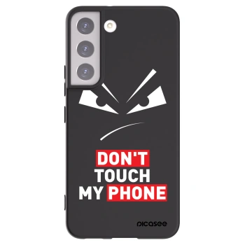 Picasee silikonski črni ovitek za Samsung Galaxy S22 5G - Evil Eye - Transparent