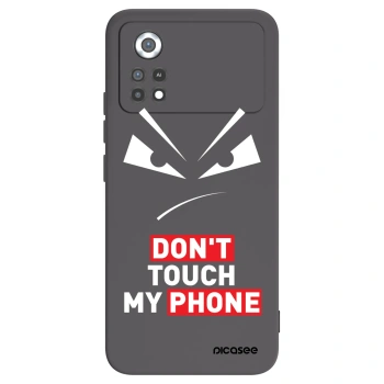 Picasee silikonski črni ovitek za Xiaomi Poco X4 Pro 5G - Evil Eye - Transparent