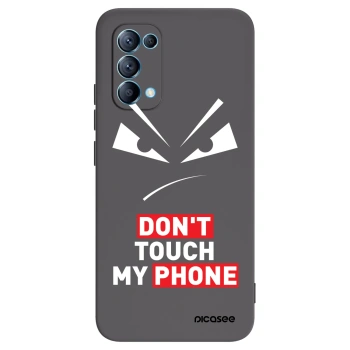 Picasee silikonski črni ovitek za OPPO Reno 5 5G - Evil Eye - Transparent