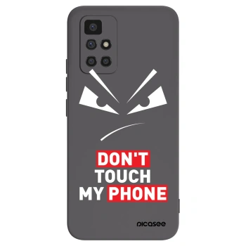 Picasee silikonski črni ovitek za Xiaomi Redmi 10 (2022) - Evil Eye - Transparent