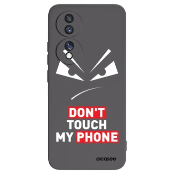 Picasee silikonski črni ovitek za Honor 70 - Evil Eye - Transparent
