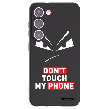 Picasee silikonski črni ovitek za Samsung Galaxy S23 5G - Evil Eye - Transparent