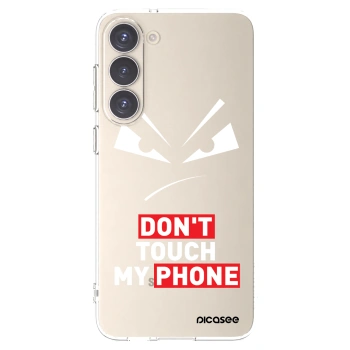 Picasee silikonski prozorni ovitek za Samsung Galaxy S23+ 5G - Evil Eye - Transparent