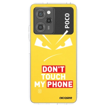 Picasee silikonski črni ovitek za Xiaomi Poco X5 Pro - Evil Eye - Transparent