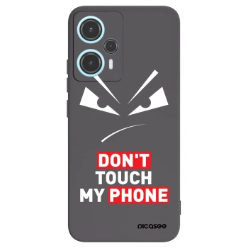 Picasee silikonski črni ovitek za Xiaomi Poco F5 - Evil Eye - Transparent