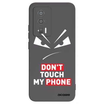 Picasee silikonski črni ovitek za Xiaomi Poco F5 Pro 5G - Evil Eye - Transparent