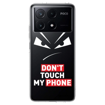 Picasee silikonski prozorni ovitek za Xiaomi Poco X6 Pro - Evil Eye - Transparent