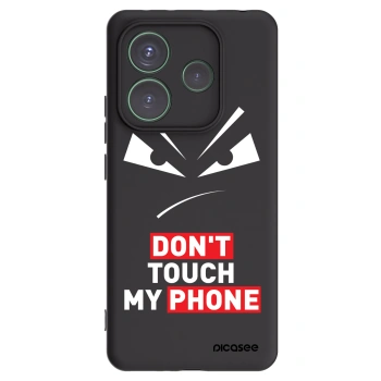 Picasee silikonski črni ovitek za Xiaomi Redmi Note 14 5G - Evil Eye - Transparent