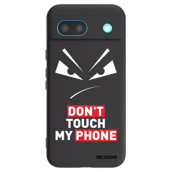 Picasee silikonski črni ovitek za Google Pixel 8a - Evil Eye - Transparent