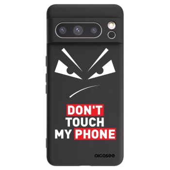 Picasee silikonski črni ovitek za Google Pixel 8 Pro - Evil Eye - Transparent