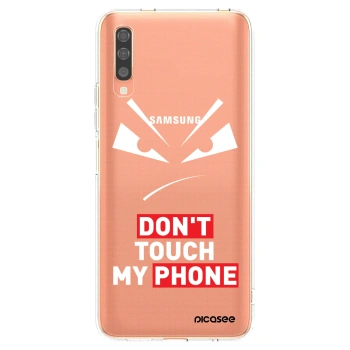 Picasee silikonski prozorni ovitek za Samsung Galaxy A70 A705F - Evil Eye - Transparent